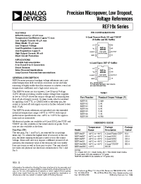 Datasheet REF191GBC manufacturer Analog Devices